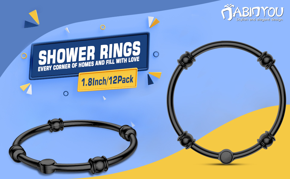 round shower curtain rings