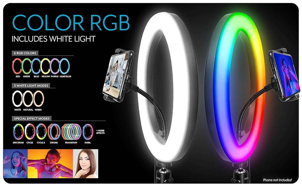 Color RGB Includes White Light