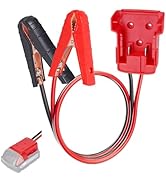M18 Jumper Cables for Milwaukee 18V Batteries 2FT 8AWG Silicone Wire Jumper Starter Clamps, Autom...