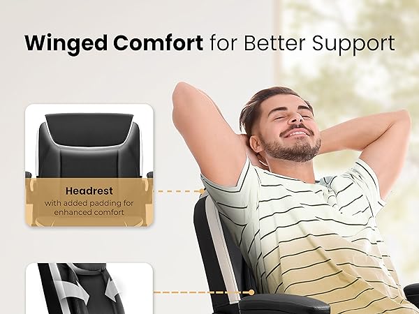 Additional layer padding chair for comfortable back support