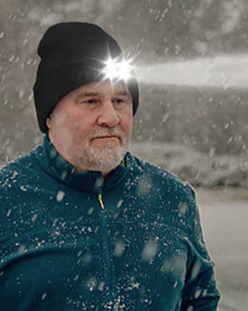 LED Beanies winter hats with light for men women adults