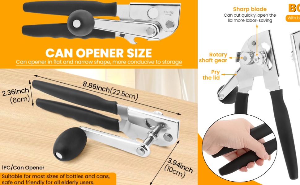 can openers hand held