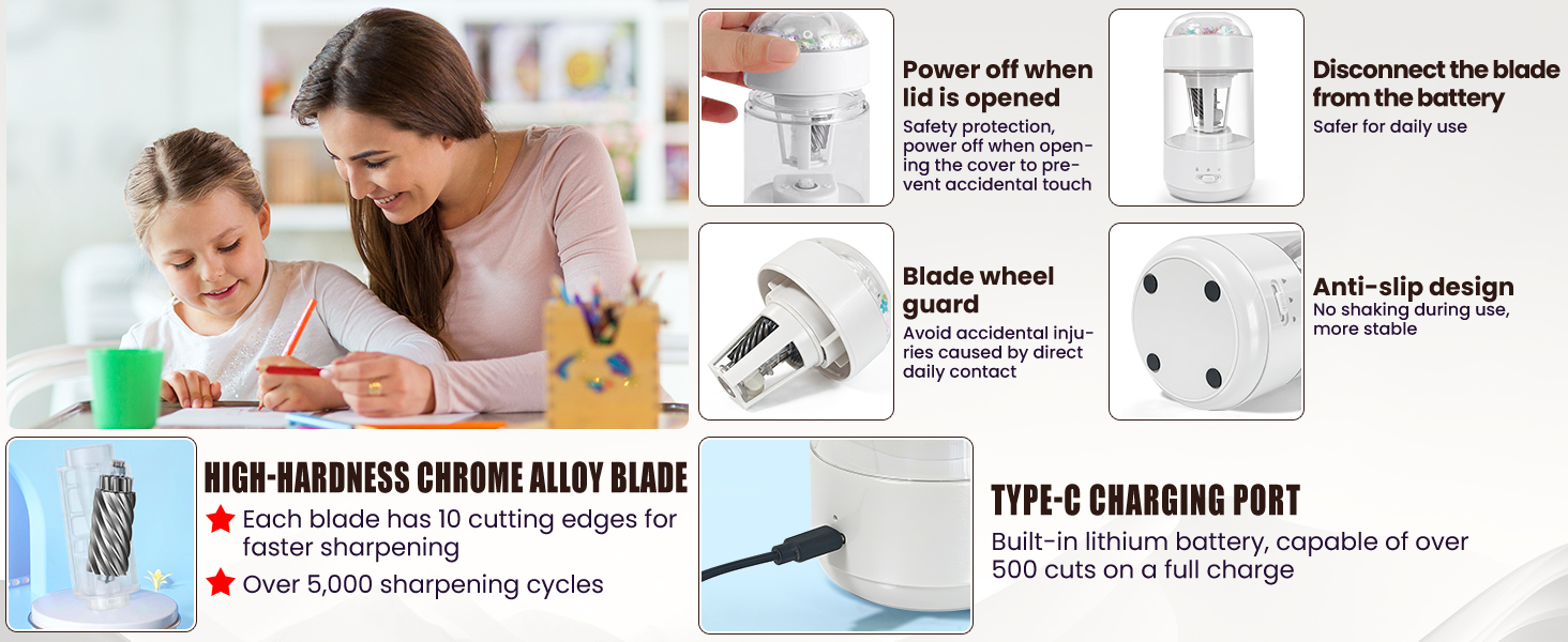 Fully Automatic Electric Pencil Sharpener
