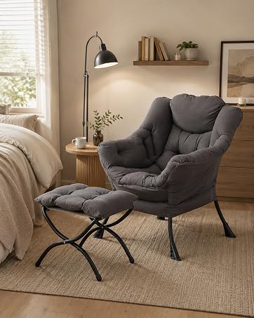 Cozy Modern lazy chair in bedroom