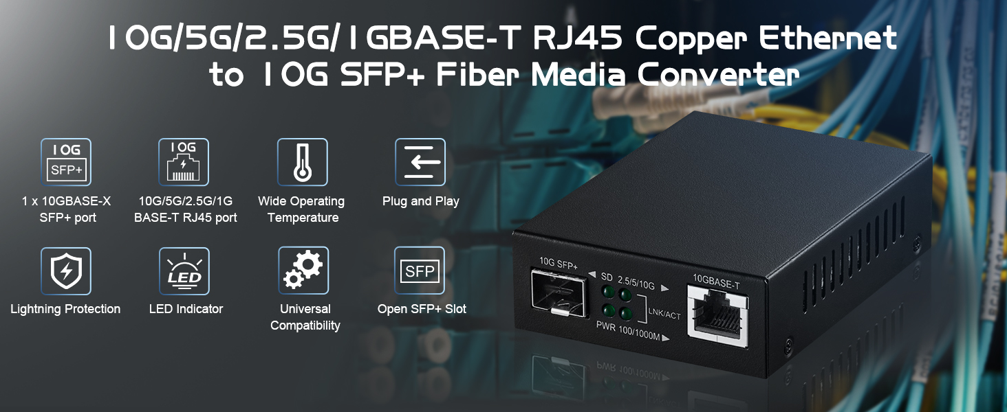 10G Fiber Media Converter