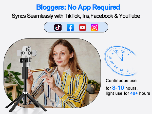 Our device is suitable for tappers on TikTok, Facebook, YouTube, and Instagram.