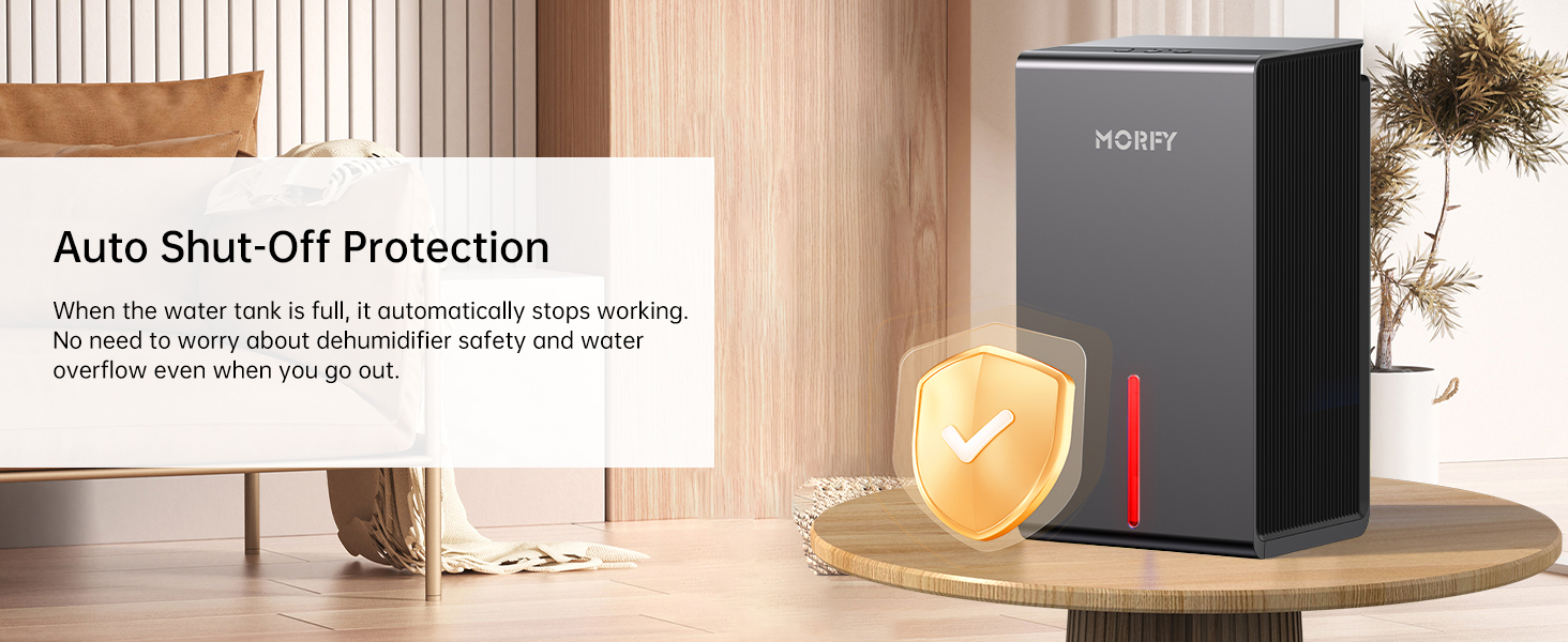 Auto shut-off Dehumidifier