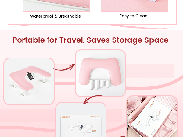 Pink Manicure Arm Rest for Nails Tech