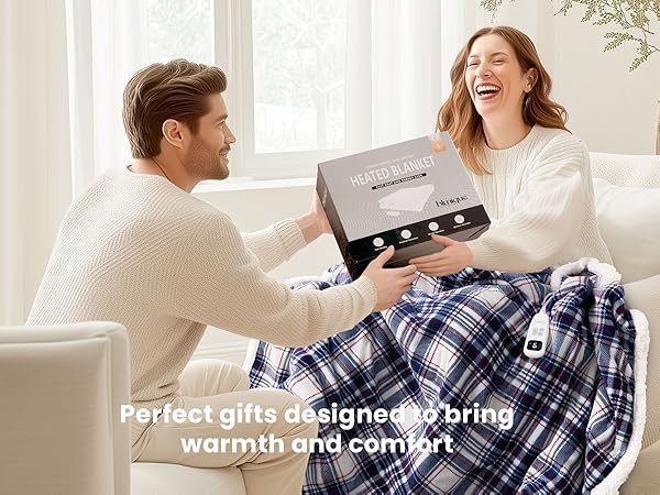 plaid heated blanket4