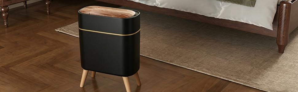 bedroom trash can