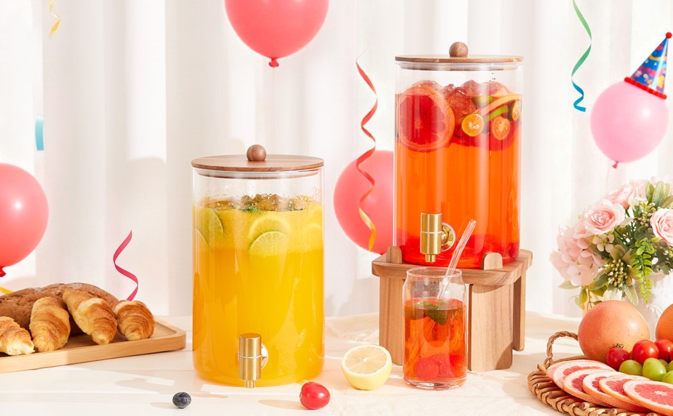 beverage dispenser with stand