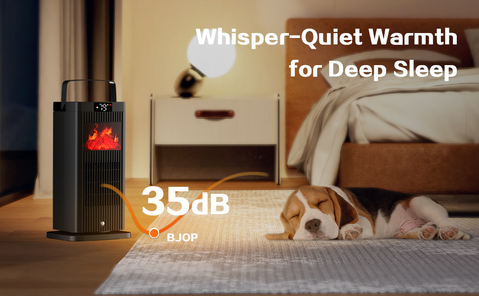 bedroom heater with remote