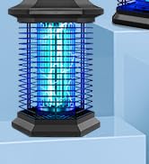 AMUFER Bug Zapper Mosquito Zapper for Outdoor &amp; Indoor, Upgraded 3 Mosquito Control Technologies,...