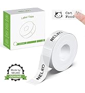 NELKO Genuine P21 Label Maker Tape, Adapted Label Print Paper, 15x40mm (0.59