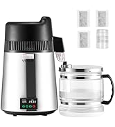 VEVOR Water Distiller, 6L/1.6 Gallon Larger Water Distilled Machine, 900W Distilling Water Maker ...