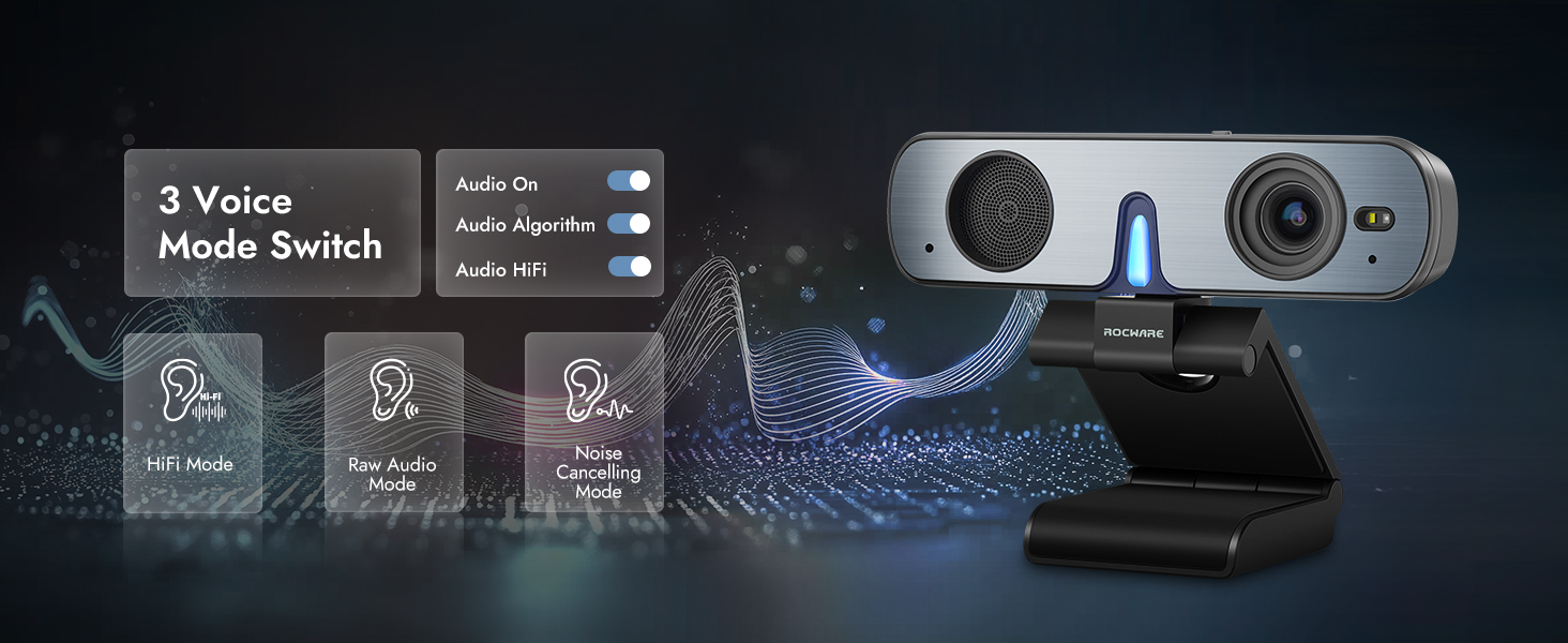 Webcam with hifi mode