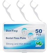 Dental Floss Picks Extra Strong Professional Clean Flosser Picks | Toothpicks for Adults | Easy G...