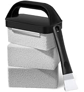 HE-SANQI Grill Brick for Cleaning Flat Top, Heavy Duty Grill Stone Cleaning Block with Handle &amp; S...