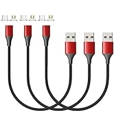 NetDot Magnetic Charging Cable, Gen10 Nylon Braided 2-in-1 Magnetic Phone Charger Compatible with...