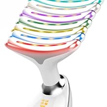 Eden &amp;amp;amp; Elm 7-in-1 LED light therapy face and neck device with 7 light modes