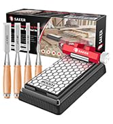 Saker Sharpening Stone with Honing Guide Tool,chisel set for Woodworking,Flattening Stone