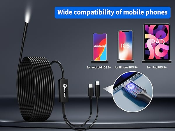 5.5mm endoscope camera for android and ios