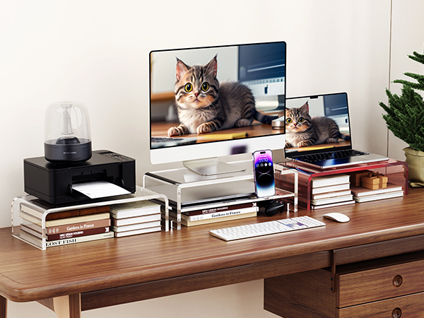 Acrylic Monitor &amp;amp; Laptop Stand Riser