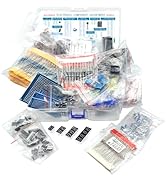 Minidodoca Electronic Component Kit &amp; Total 2038 Pcs, LED Diodes, Metal Film Resistors, Electroly...