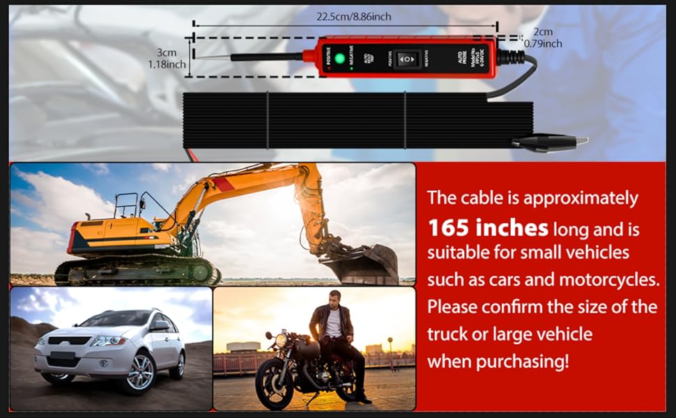 The cable is approximately165 inches long