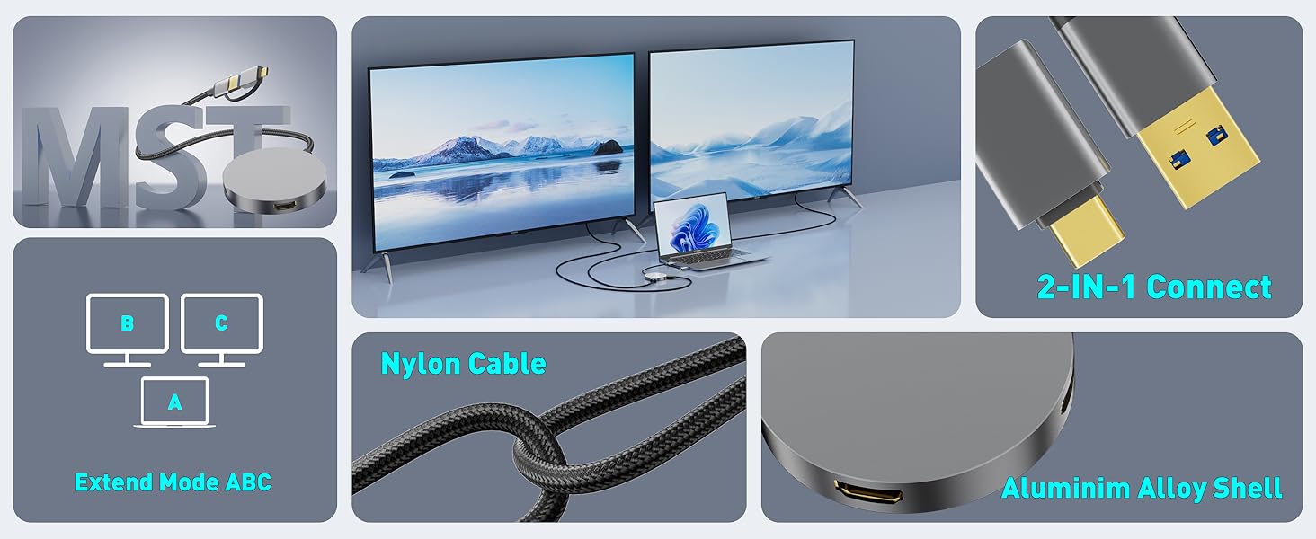 dual monitor adapter