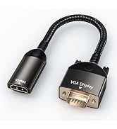 Getrish VGA to HDMI, Uni-Directional HDMI to VGA Adapter (Female to Male), VGA (Display) to HDMI ...