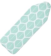 Seiritex Ironing Board Cover 18 x 54 inch Heat Reflective with Hook and Loop Fasteners, Thick Pad...