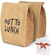 Farest Khaki Polyester Lunch Bag (Pack of 2) | 16oz | Office Work, Picnic, Travel, Snacks | Women...