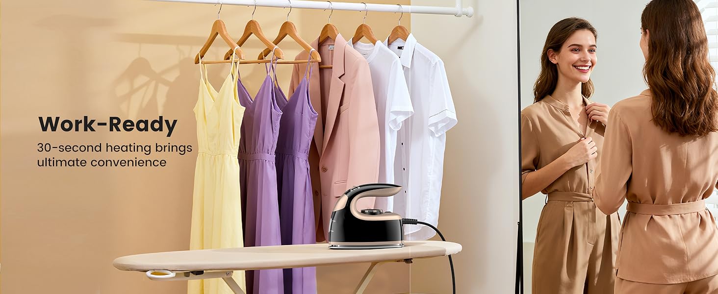 2-in-1 Mini Travel Steam Iron