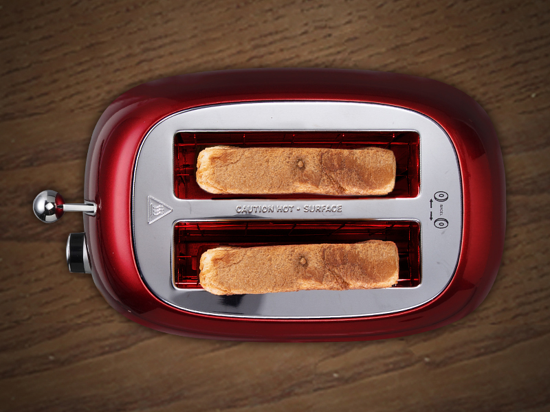 ROTER MOND 2 SLICE TOASTER