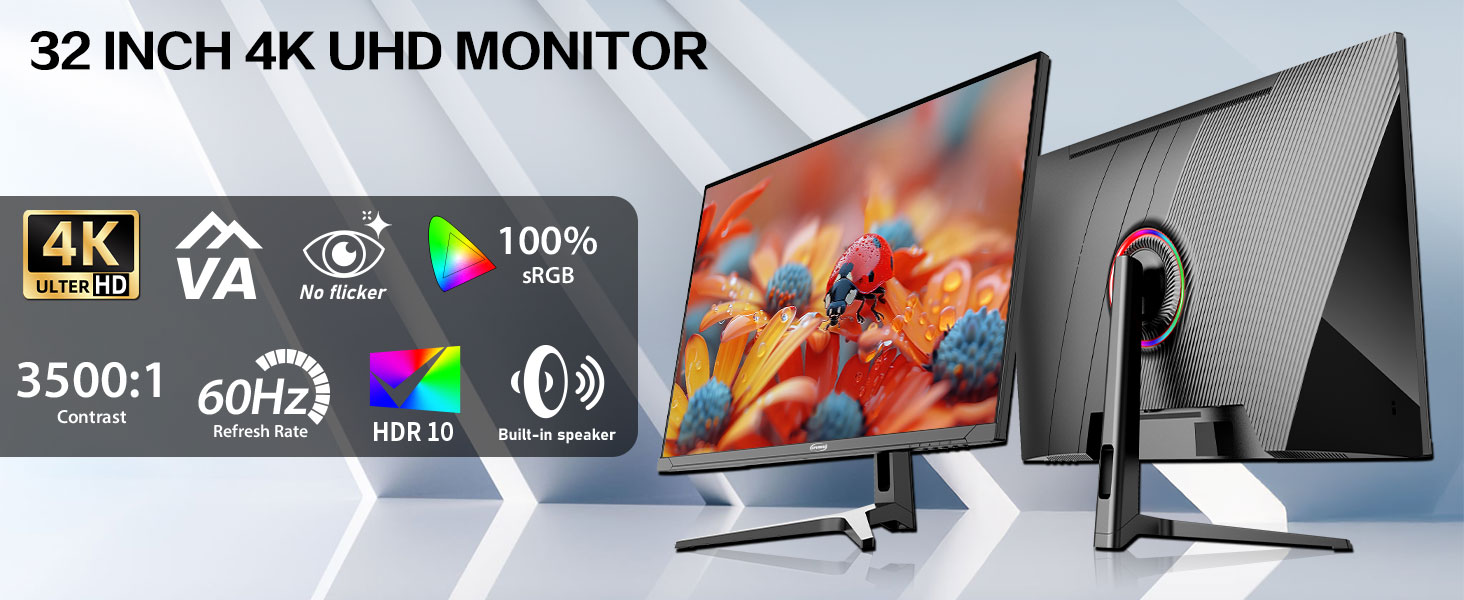 32 Inch 4K Computer Monitor 60HZ
