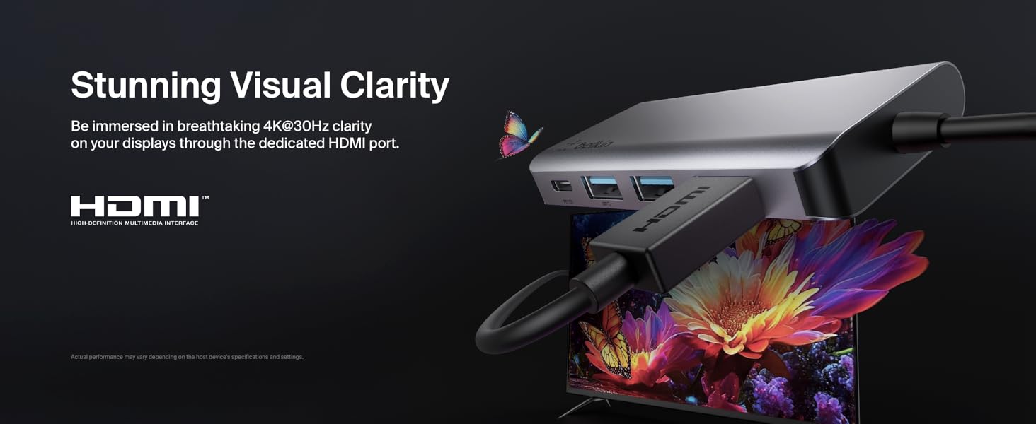 Belkin Connect USB-C 4 in 1 Multiport Hub