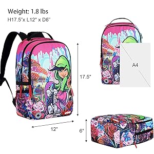 graffiti backpack for school