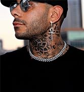 cross earrings for men