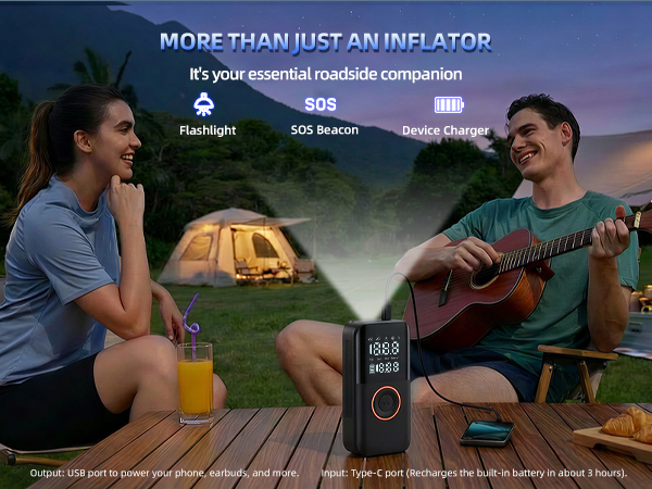 travel tire air compressor