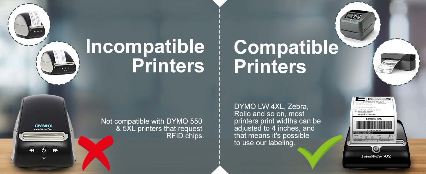 4 x 6 Direct Thermal Shipping Labels