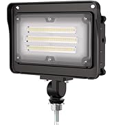 CINOTON Dusk to Dawn LED Flood Light Outdoor 50W, 7000LM IP65 Waterproof Security Wall Light Fixt...