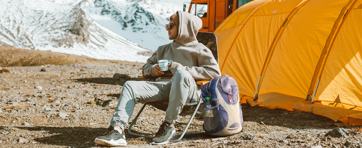 WATERFLY Lightweight Packable Hiking Backpack ONJ11