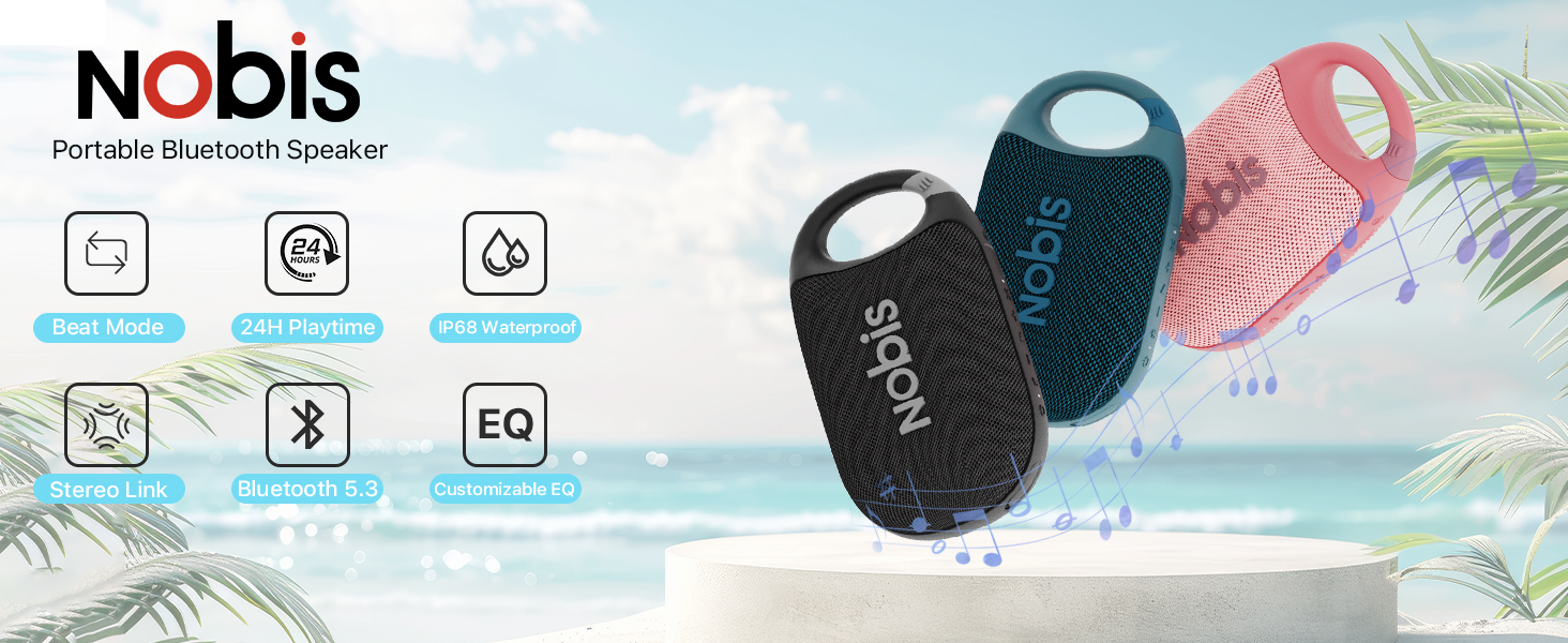 Nobis Portable Bluetooth Speaker