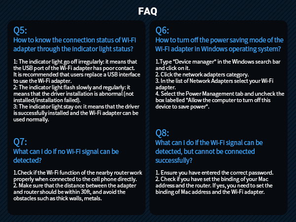 wifi adapter usb wifi 6 adapter for desktop pc ax900 ac650 wifi dongle usb2.0 wireless adapter