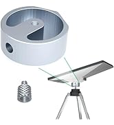Starlink Mini Compatible Pole Mount-Aluminum Alloy Metal with 1/4``-20 Inch Screw Hole and 3/8``-...
