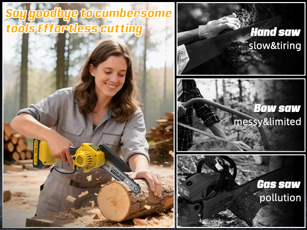 mini chainsaw cordless