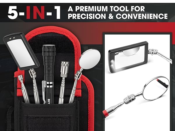 inspection mirror magnetic pickup tool telescoping magnetic pickup tool magnet stick