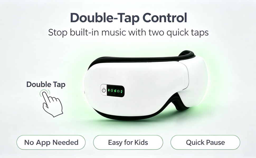 Double-click to stop or start the built-in music.