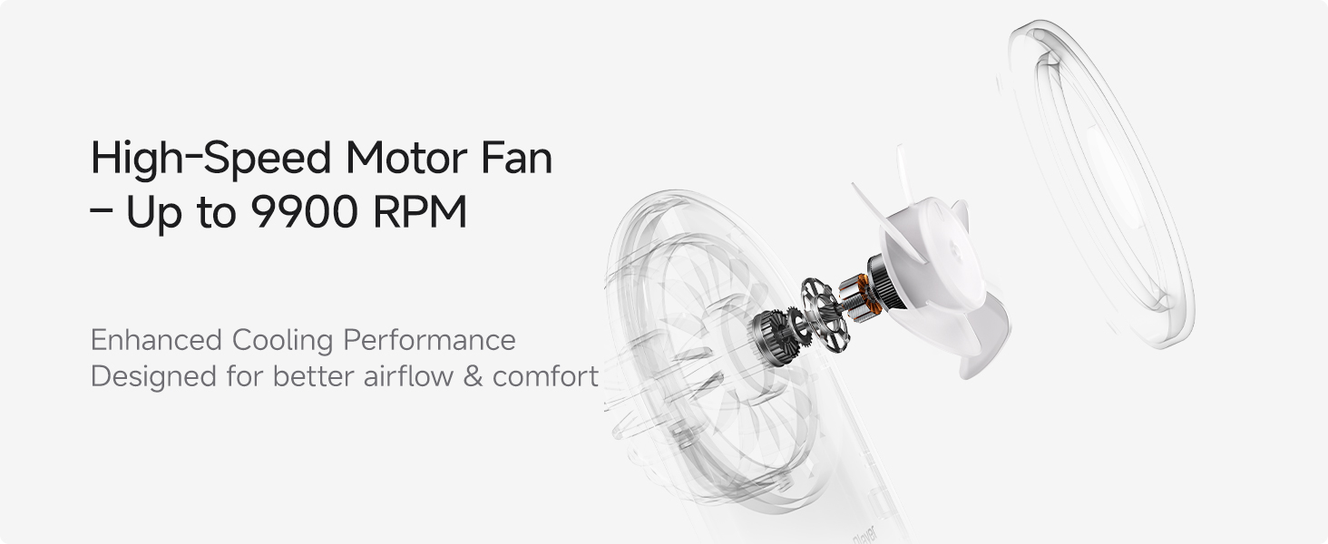 Magnetic phone fan